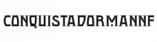 ConquistadormanNF  Fuentes Gratis Descargar