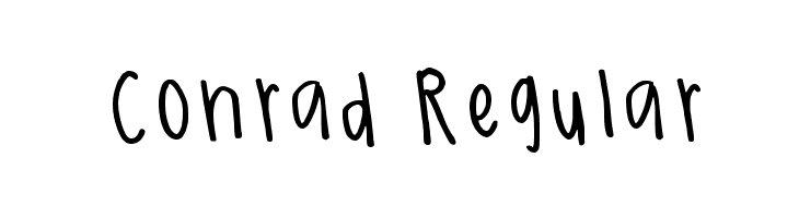 Conrad Regular Font