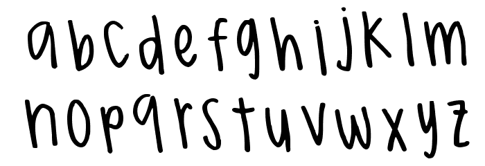 Conrad Regular Font LOWERCASE