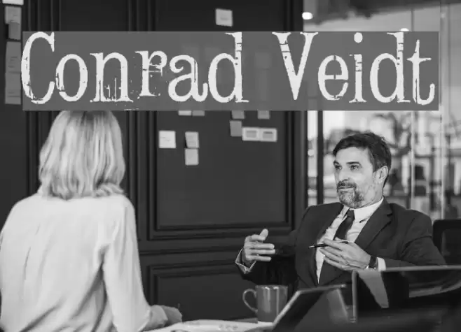 Conrad Veidt Font examples