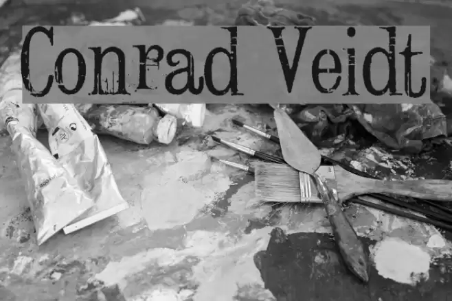 Conrad Veidt Font examples