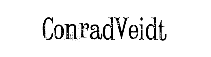 ConradVeidt  免费字体下载