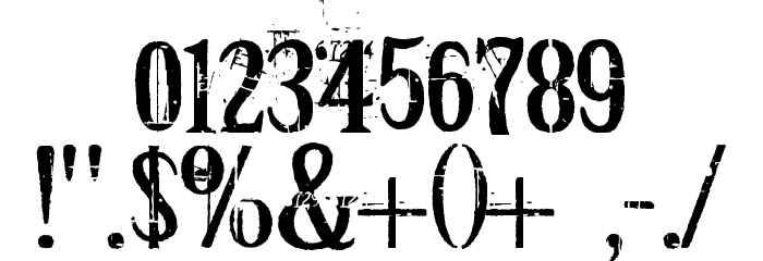 ConradVeidt Font OTHER CHARS