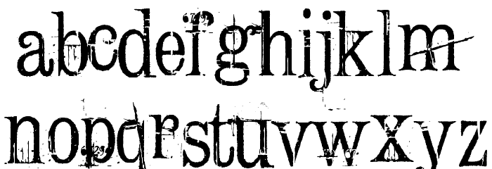 ConradVeidt Font LOWERCASE