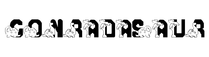 Conradasaur  Frei Schriftart Herunterladen