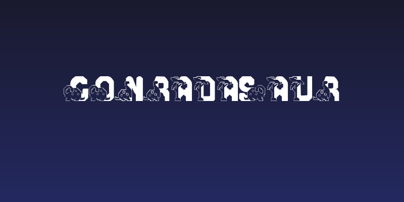 Conradasaur Social Header
