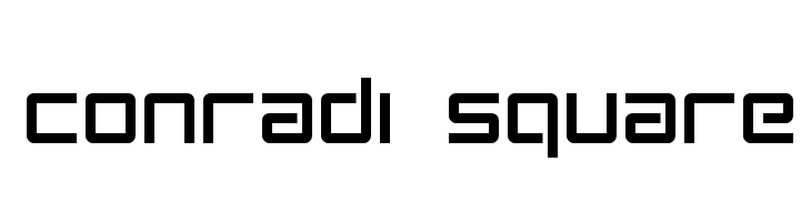 Conradi Square  Fuentes Gratis Descargar
