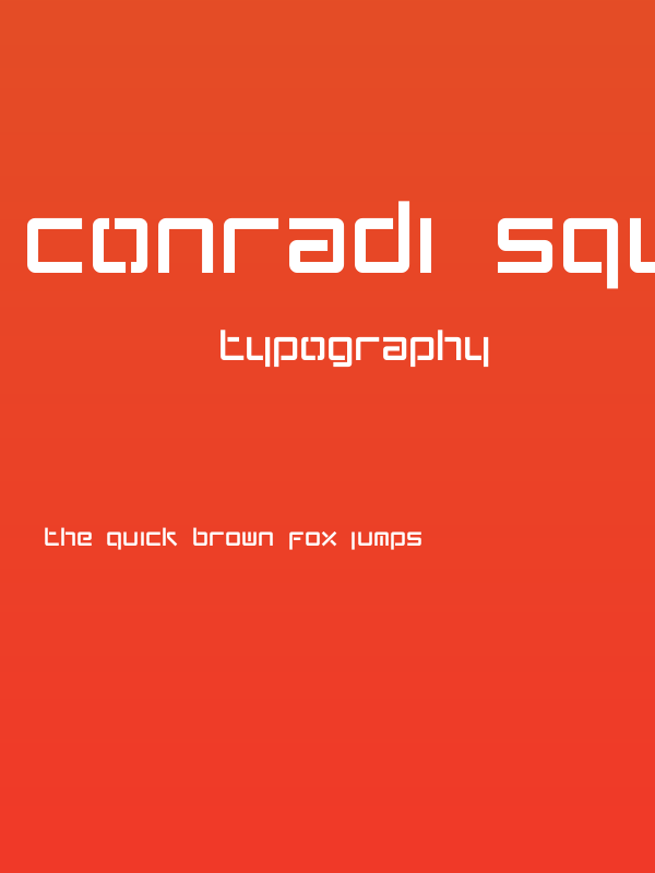 Conradi Square Poster