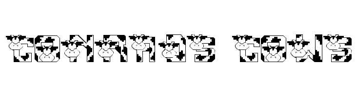 Conrads Cows  Frei Schriftart Herunterladen