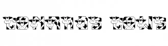 Conrads Cows  Скачать бесплатные шрифты