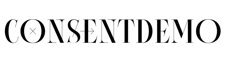 Consent DEMO  Frei Schriftart Herunterladen