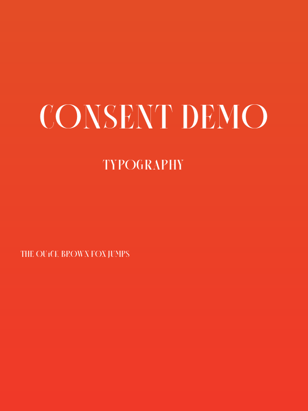 Consent DEMO Poster