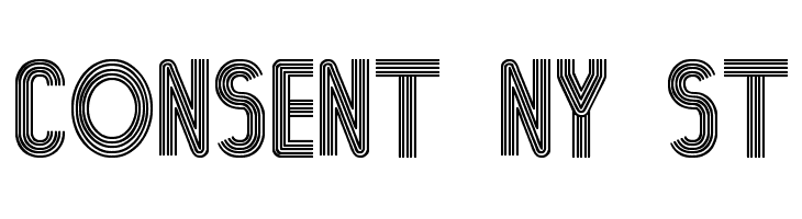 Consent Ny St  font caratteri gratis