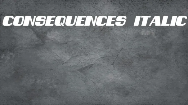 Consequences Italic Example 3