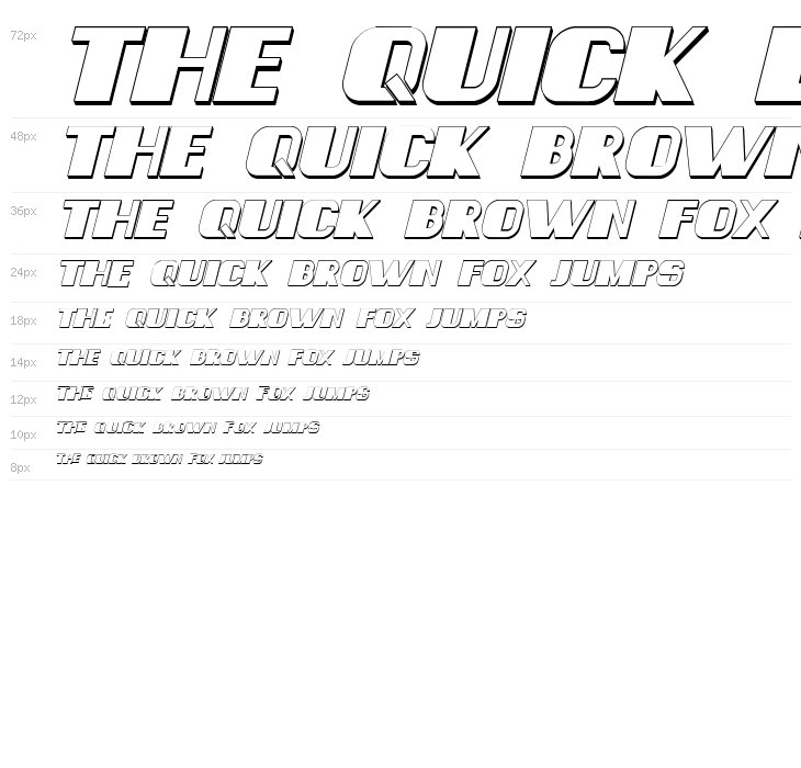 Consequences Shadow Italic Waterfall