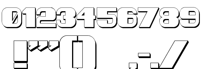 Consequences Shadow Regular Font OTHER CHARS