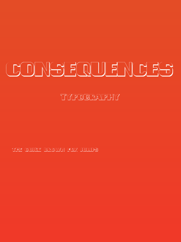 Consequences Shadow Regular Poster