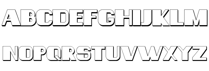 Consequences Shadow Regular Font LOWERCASE