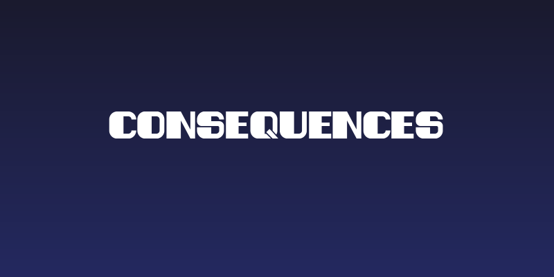 Consequences Social Header