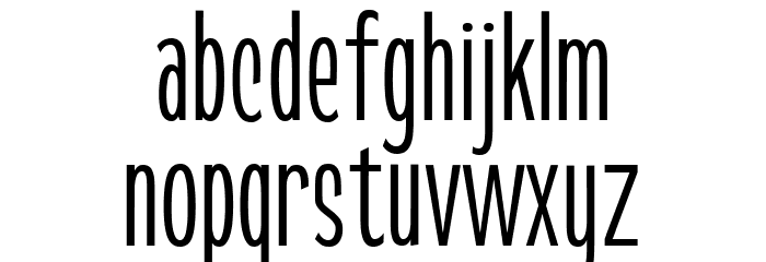 ConserationDEMO Font LOWERCASE