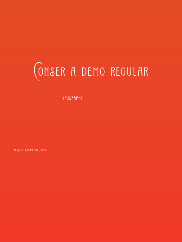 Conserta DEMO Regular Poster