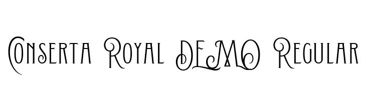 Conserta Royal DEMO Regular  免费字体下载