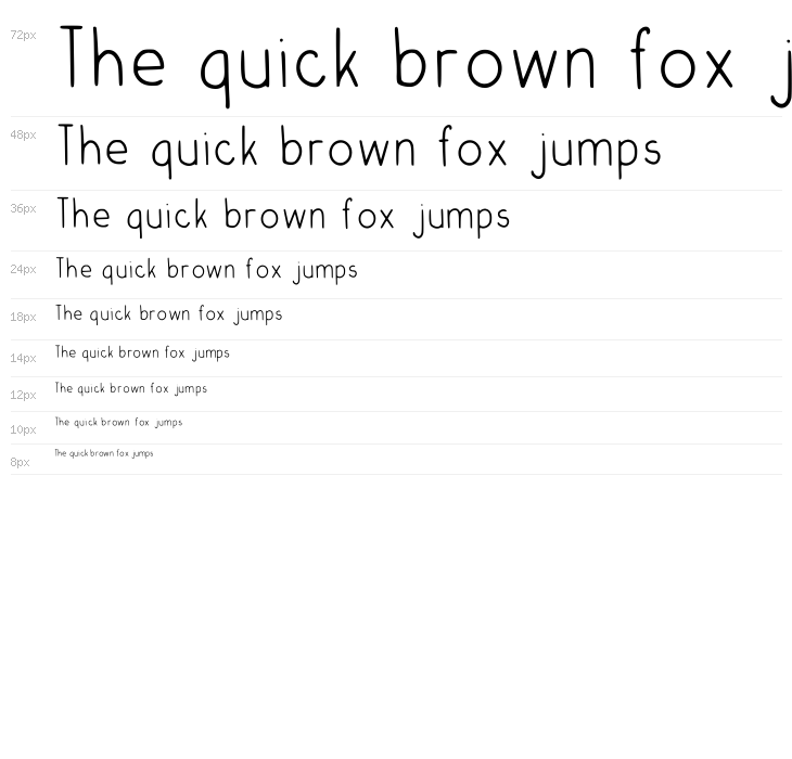 Conservative Font Regular Waterfall