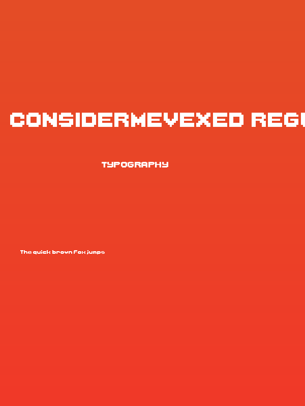 ConsiderMeVexed Regular Poster