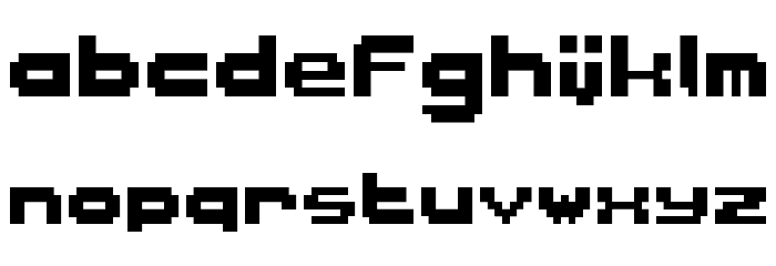 ConsiderMeVexed Regular Font LOWERCASE
