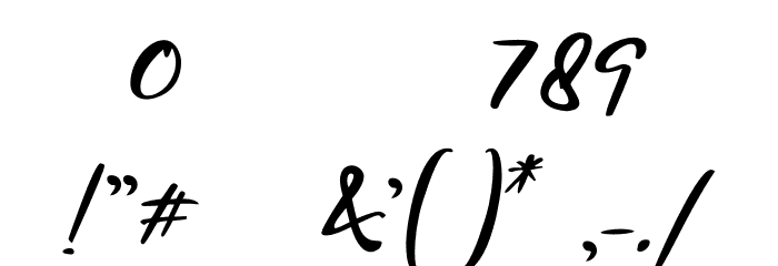 Consistance Font OTHER CHARS