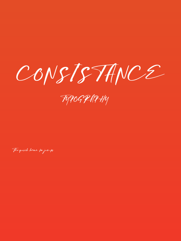 Consistance Poster