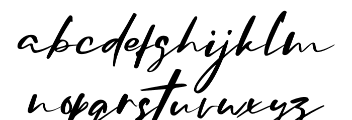 Consistance Font LOWERCASE
