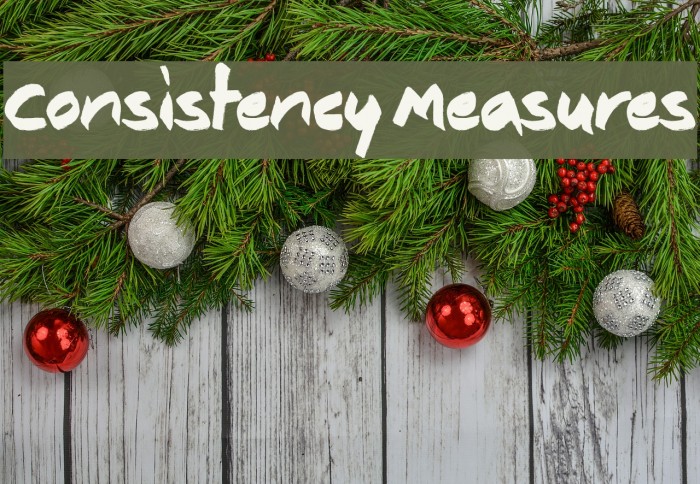 Consistency Measures Font examples