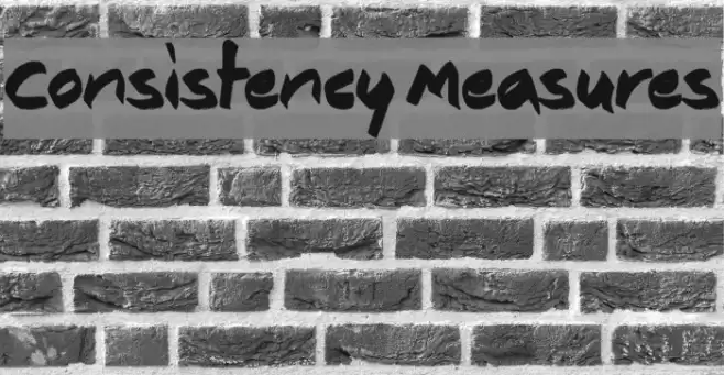 Consistency Measures Schriftart examples