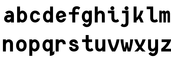 Consola Mono Bold Font LOWERCASE