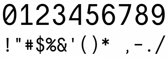 Consola Mono Book Font OTHER CHARS