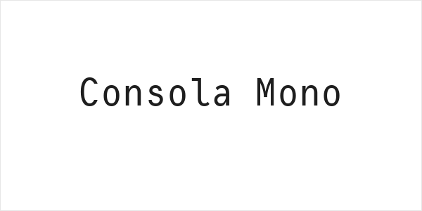 Consola Mono Logo