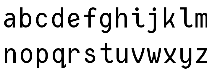 Consola Mono Font LOWERCASE