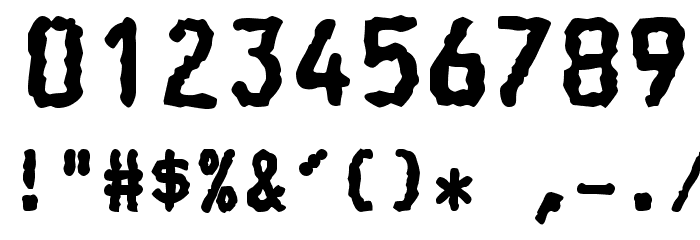 Console Bold Font OTHER CHARS