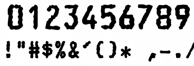 Console Bold フォント その他の文字