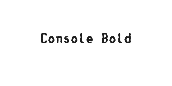 Console Bold Logo