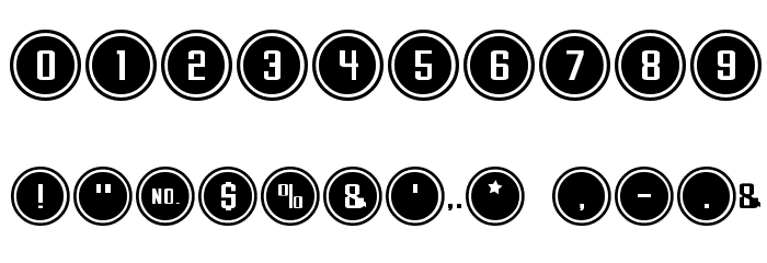 Console Input Font OTHER CHARS
