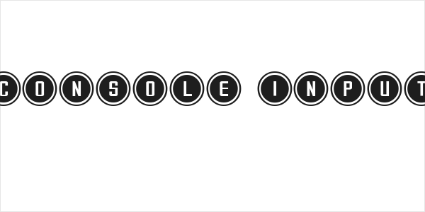 Console Input Logo