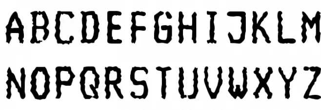 Console Шрифта ВЕРХНИЙ