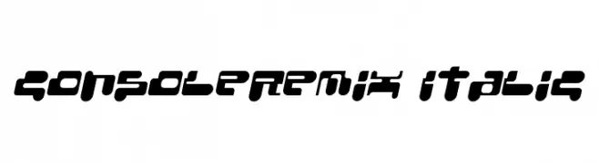ConsoleRemix Italic  Frei Schriftart Herunterladen