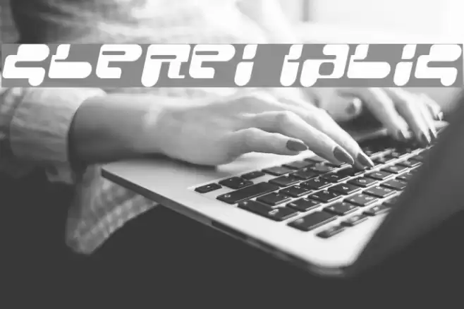 ConsoleRemix Italic Schriftart examples