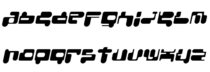 ConsoleRemix Italic Font LOWERCASE