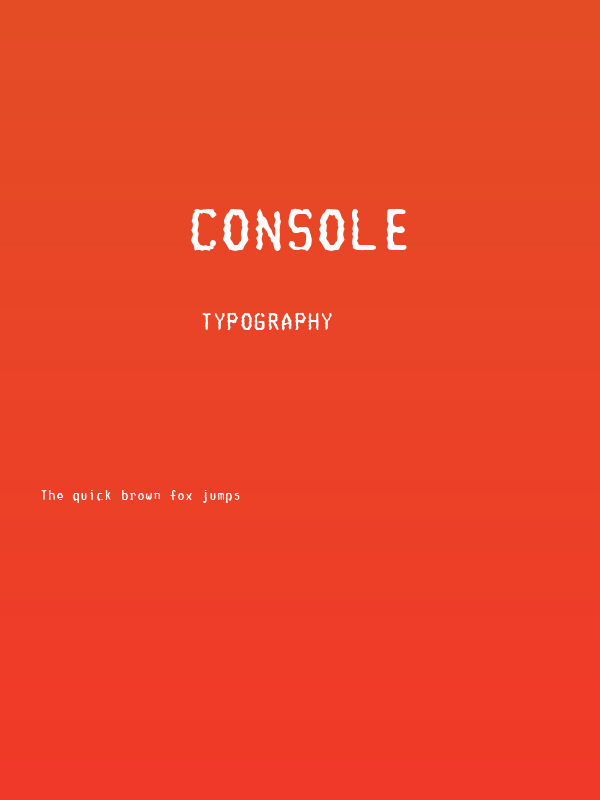 Console Poster