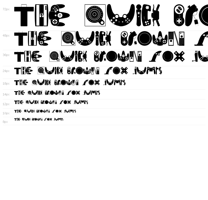 Consolefont Waterfall