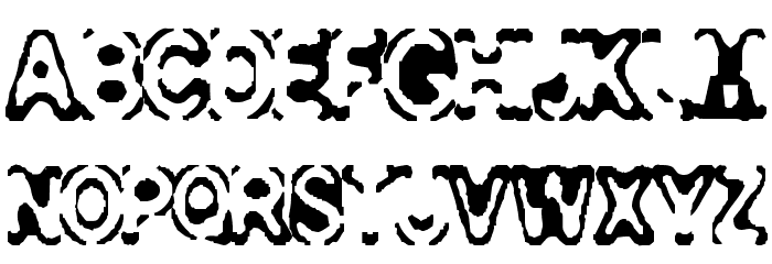 Consolidated Font LOWERCASE
